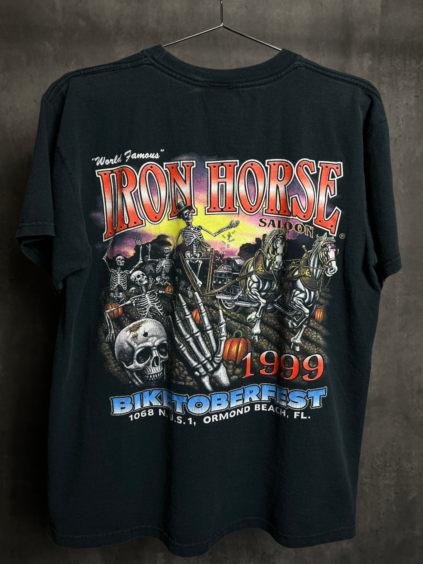 1990s Iron Horse Biketoberfest tee [L]