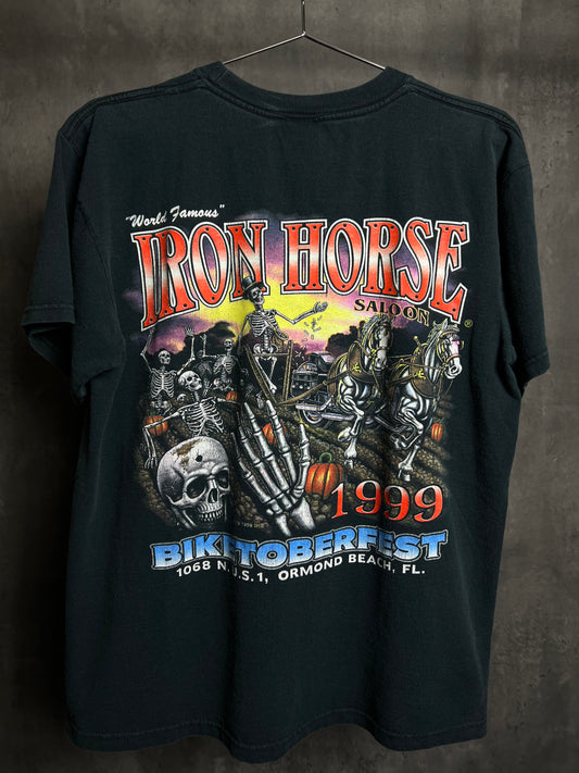 1990s Iron Horse Biketoberfest tee [L]