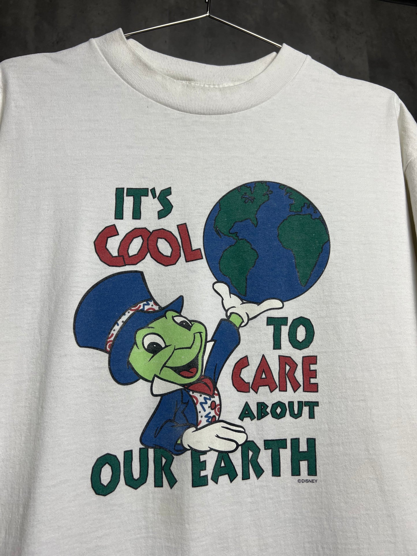 1990s Jiminy cricket earth care tee [xl]