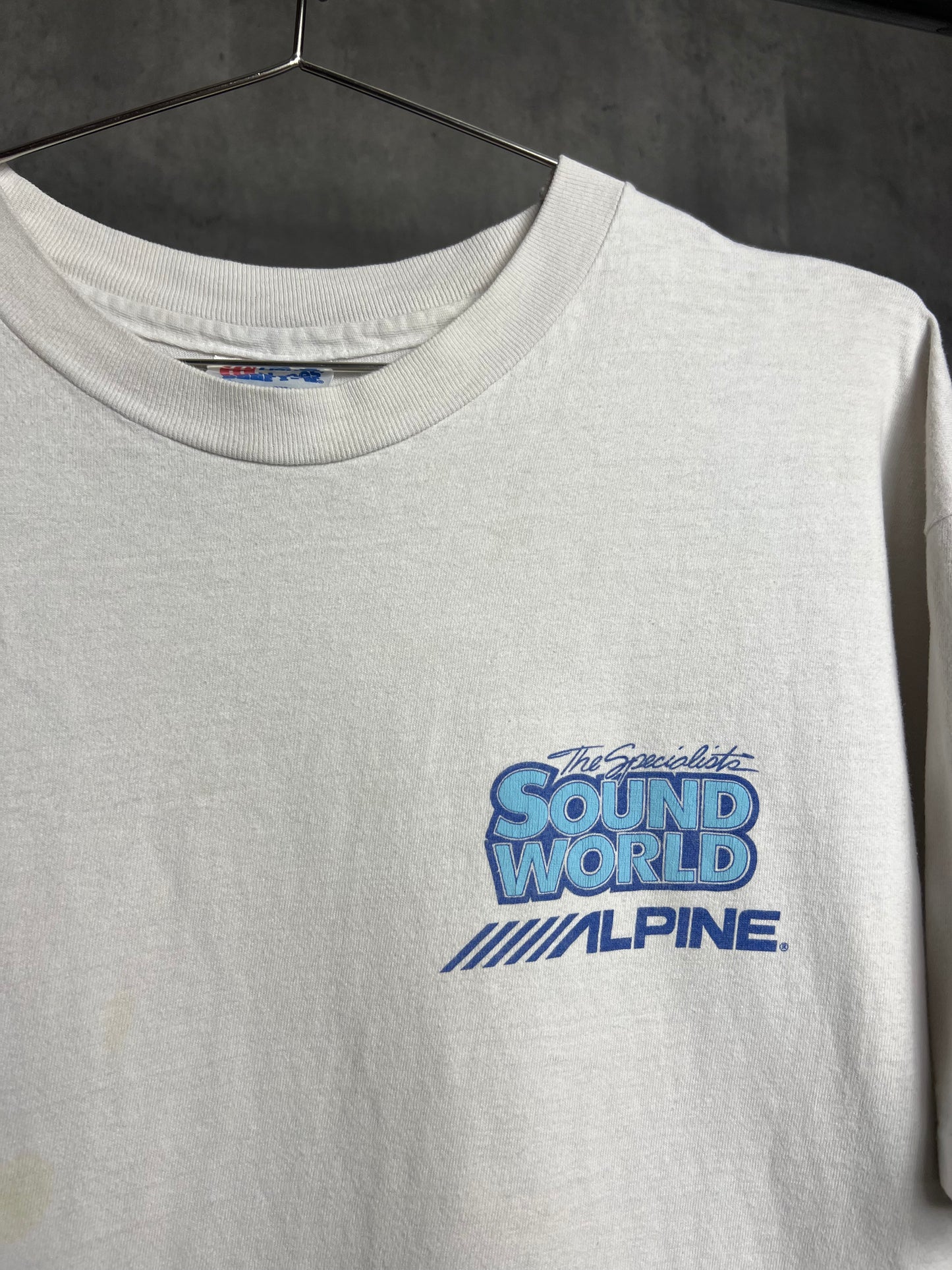 1990s alpine radio Lamborghini tee [L]