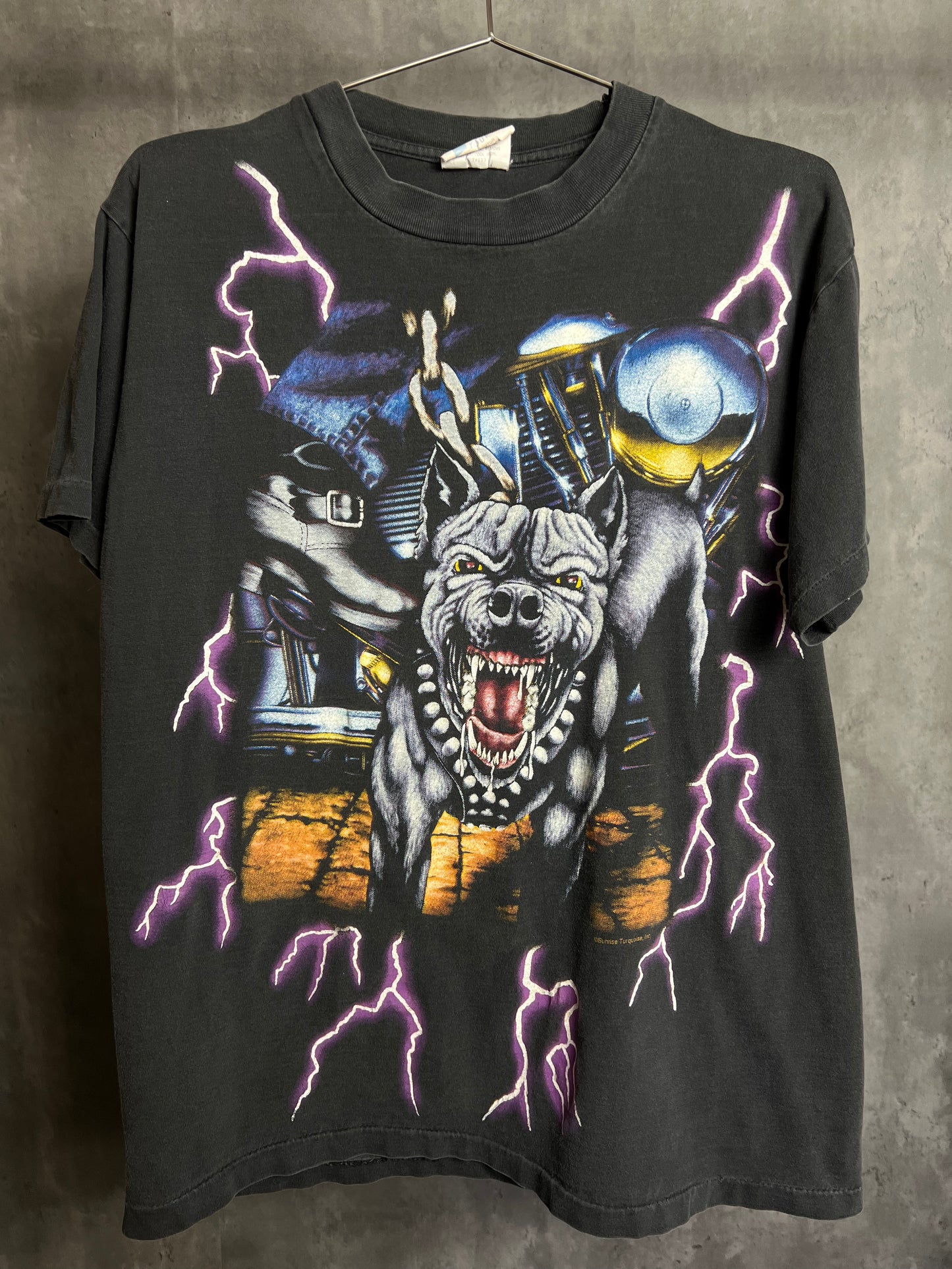 1990s Pitbull American Thunder tee [L]