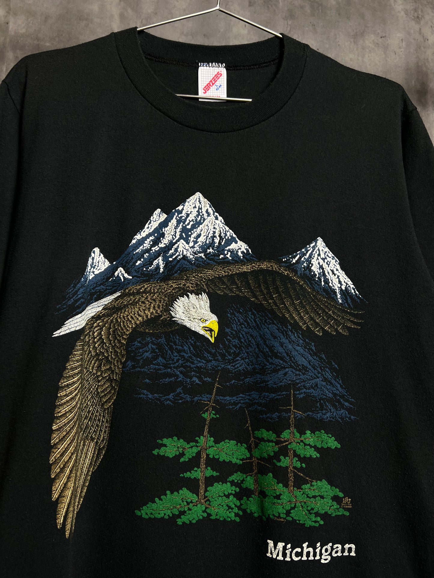 1990s Michigan Eagle tee [L]