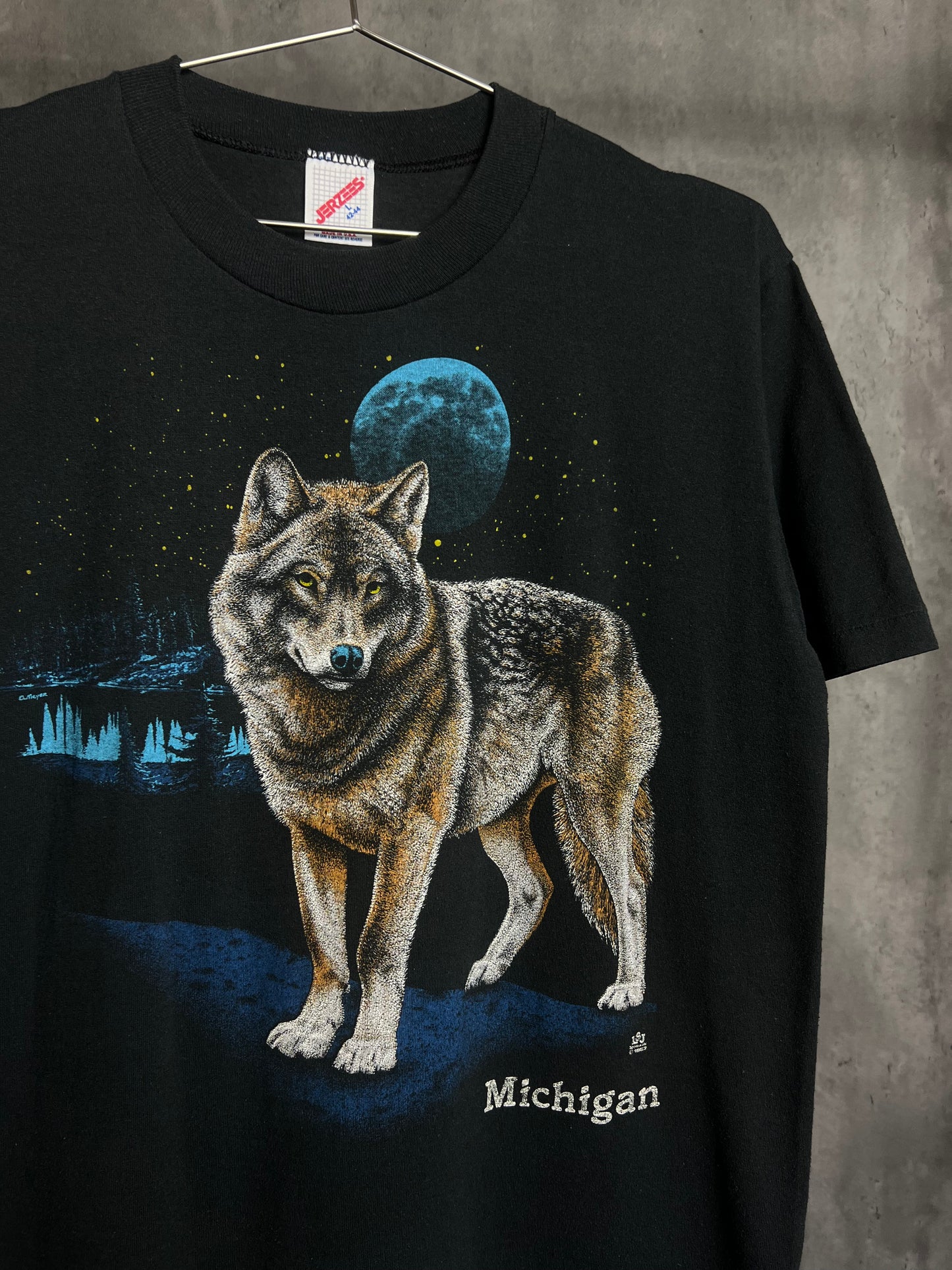 1990s Michigan wolf tee [L]