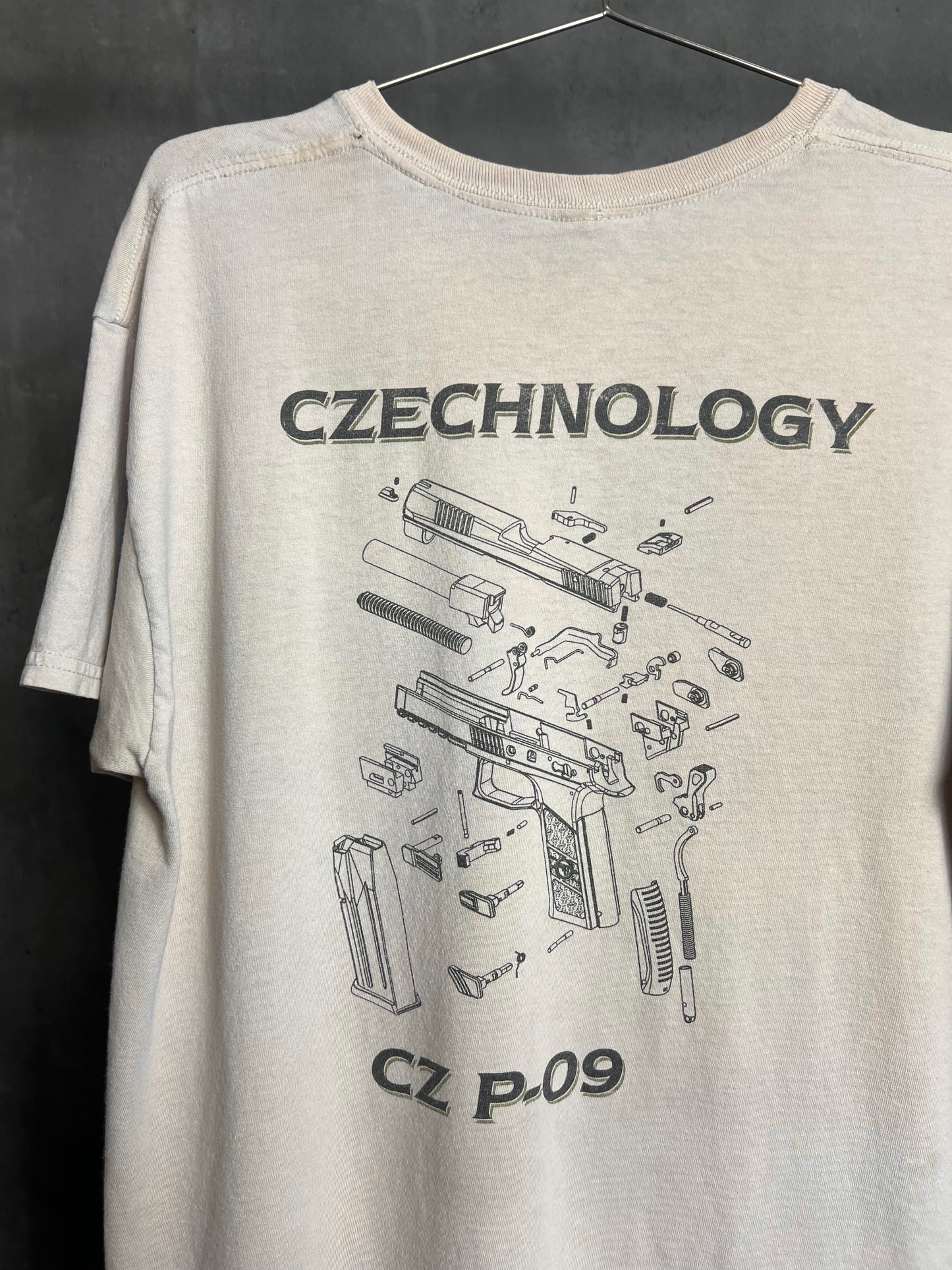 2000s Cz p-09 handgun tee [L]