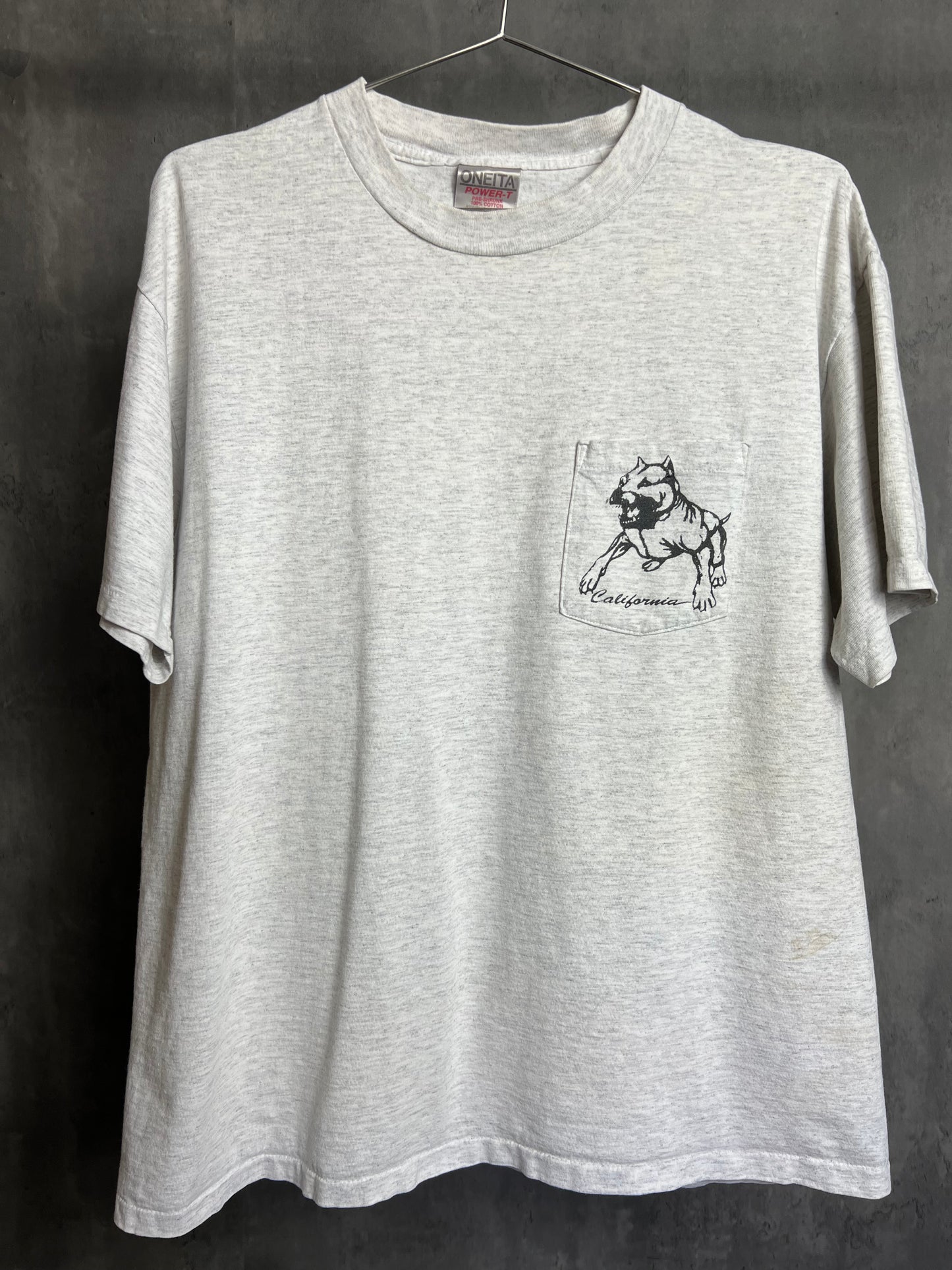 1990s Pitbull rude dogs tee [L]