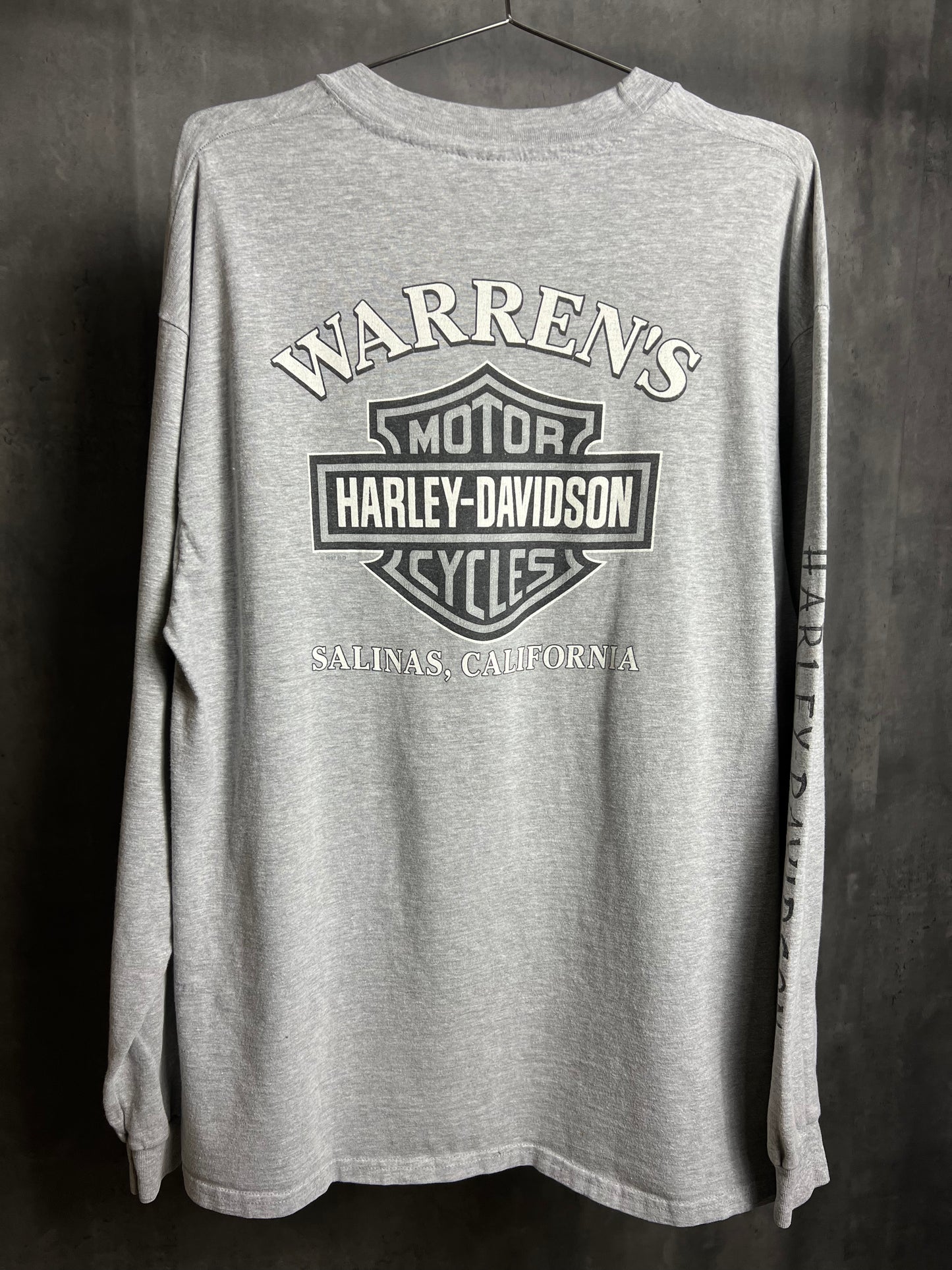 1990s harley davidson barbed wire Ls tee [xl]