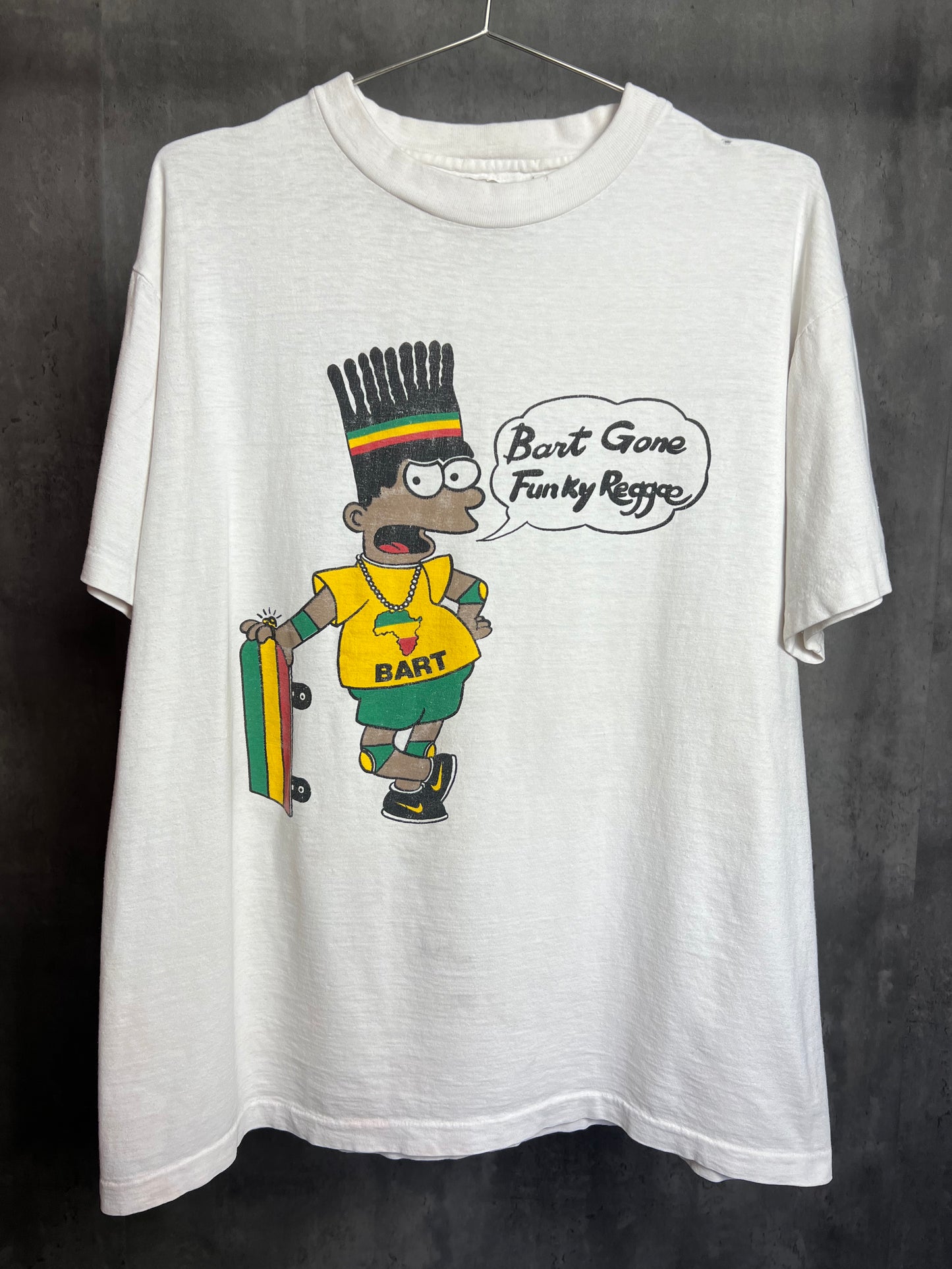 1990s Bart gone funky reggae tee [xl]