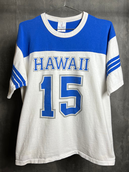 1990s Hawaii #15 Jersey tee [L]