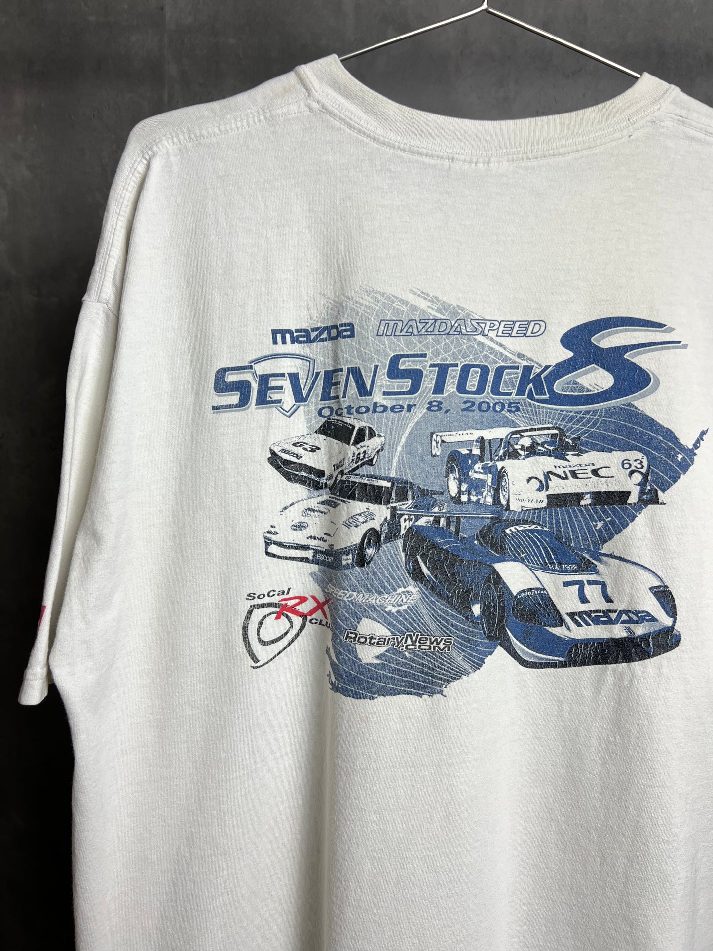 2000s Mazda seven stock tee [xl]